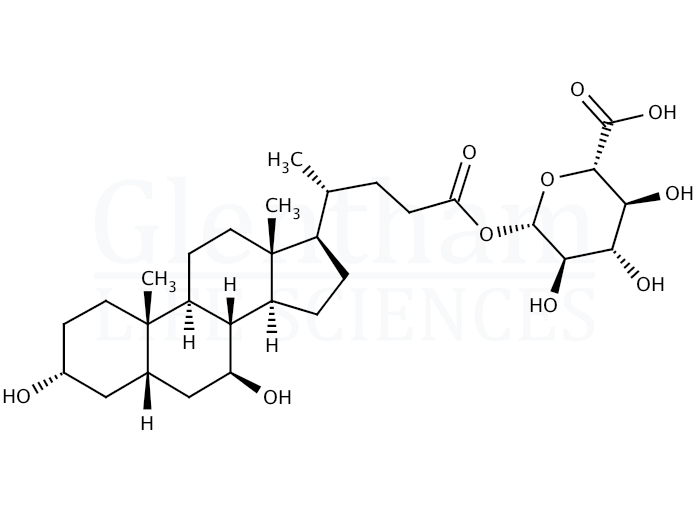 Ursodeoxycholic acid acyl-b-D-glucuronide Structure