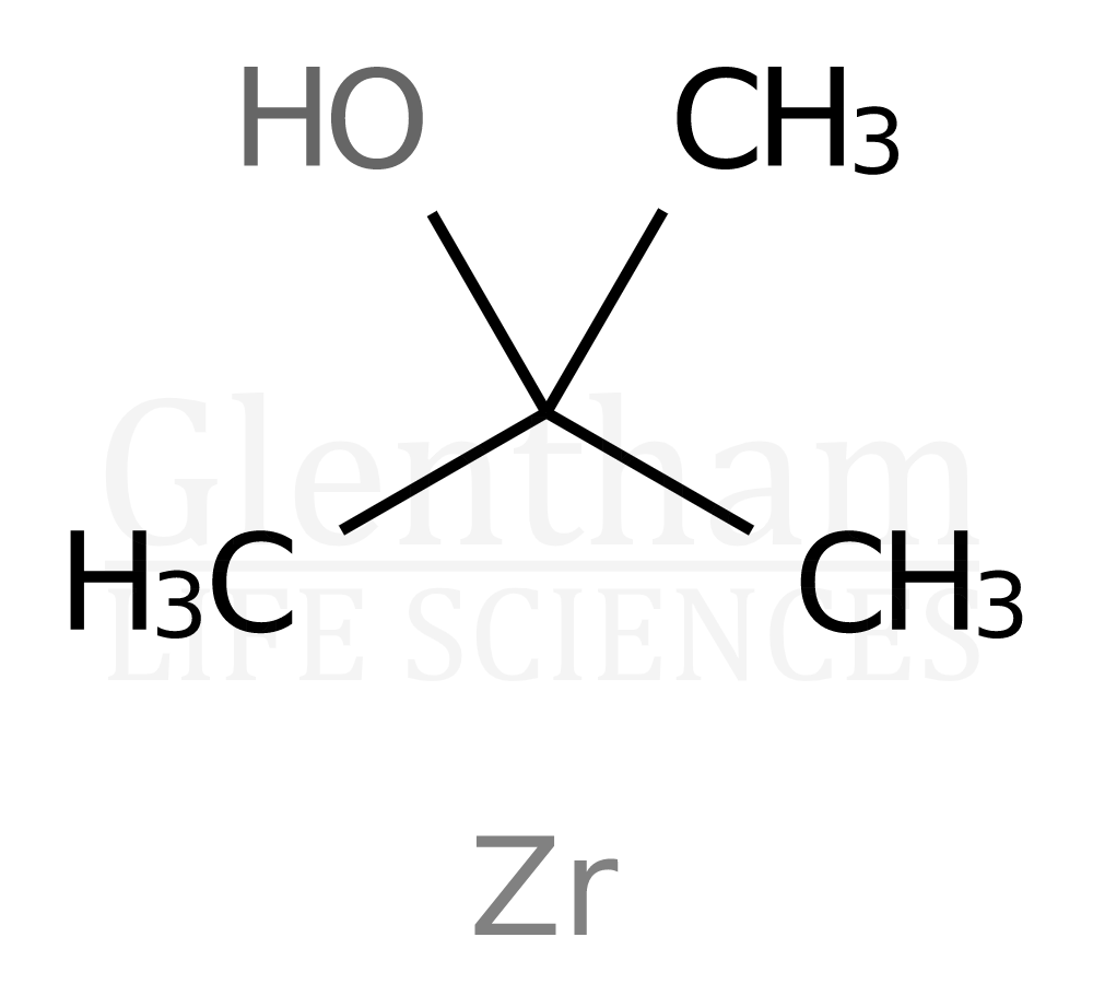 Zirconium t-butoxide, 99.99% Structure