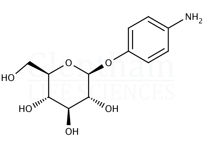 Structure for 4-Aminophenyl β-D-glucopyranoside