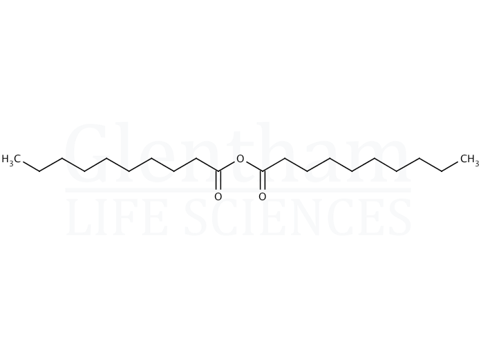 Decanoic anhydride Structure