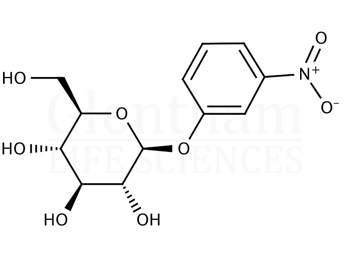 3-Nitrophenyl b-D-glucopyranoside Structure