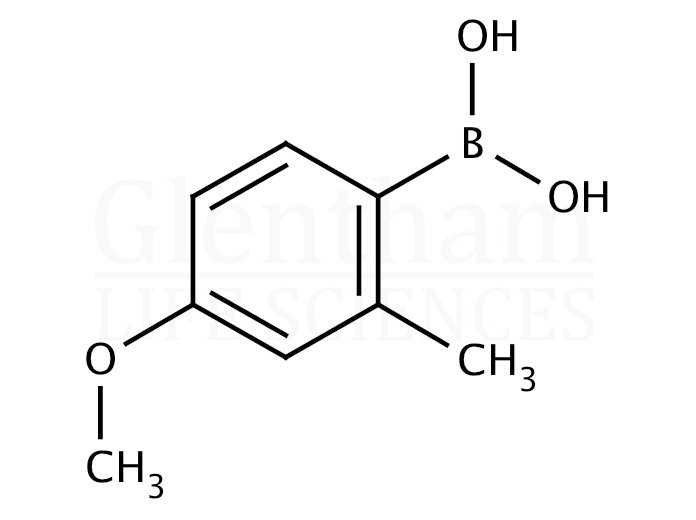 4-Methoxy-2-methylphenylboronic acid Structure