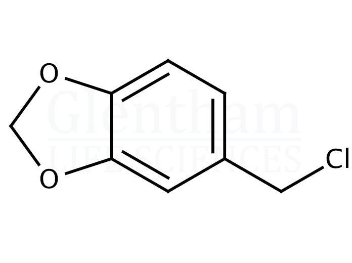 3,4-Methylenedioxybenzyl chloride Structure