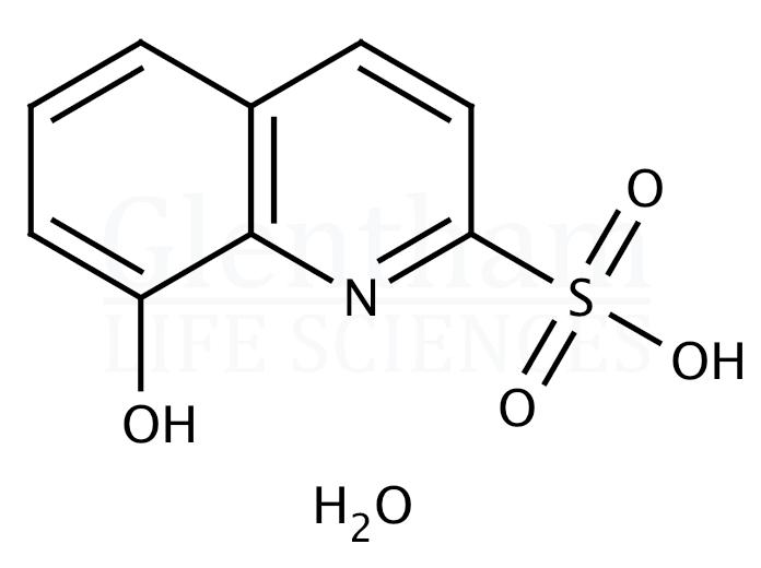 8-Hydroxyquinoline-2-sulfonic acid monohydrate Structure