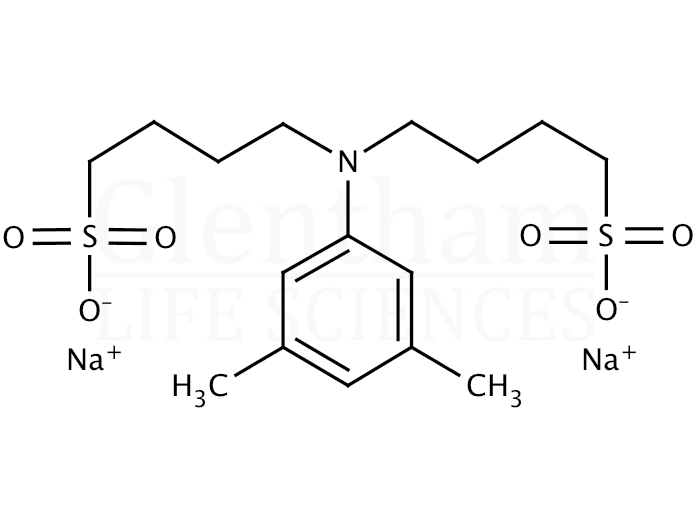Structure for MADB (N,N-Bis(4-sulfobutyl)-3,5-dimethylaniline disodium salt)
