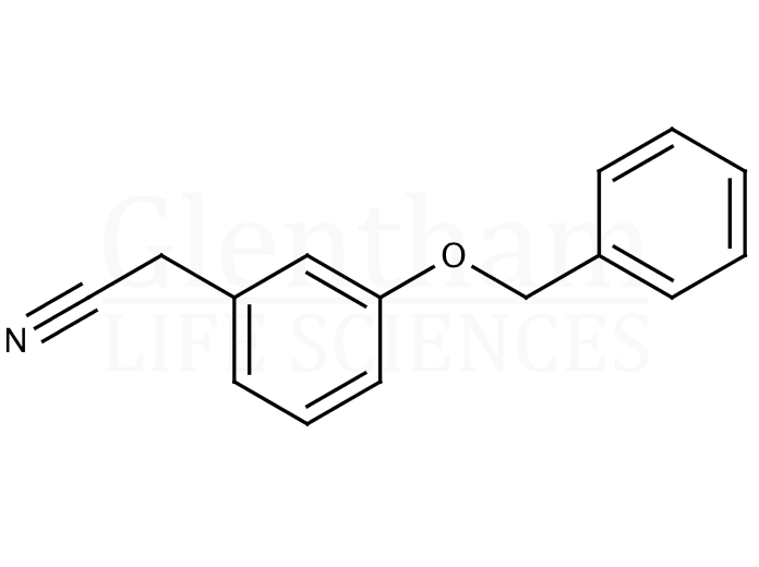 3-Benzyloxyphenylacetonitrile Structure