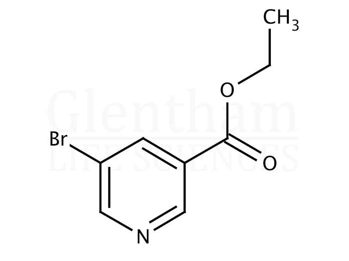 5-Bromonicotinic acid ethyl ester Structure