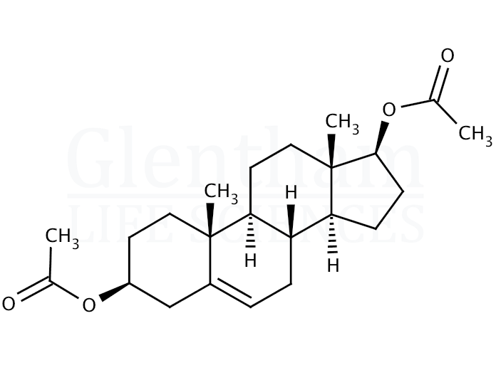 Androstenediol diacetate Structure