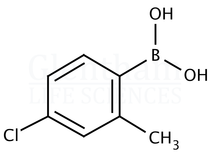 Structure for 4-Chloro-2-methylphenylboronic acid