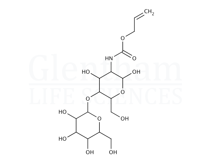 Strcuture for N-Allyloxycarbonyl-b-lactosamine