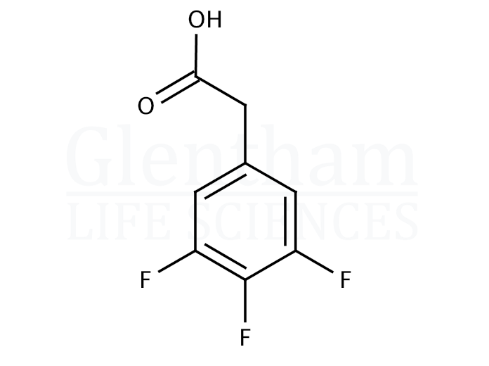 Structure for 3,4,5-Trifluorophenylacetic acid