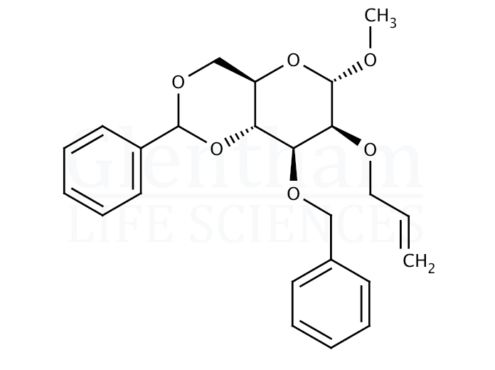 Structure for Methyl 2-O-Allyl-3-O-benzyl-4,6-O-benzylidene-α-D-mannopyranoside