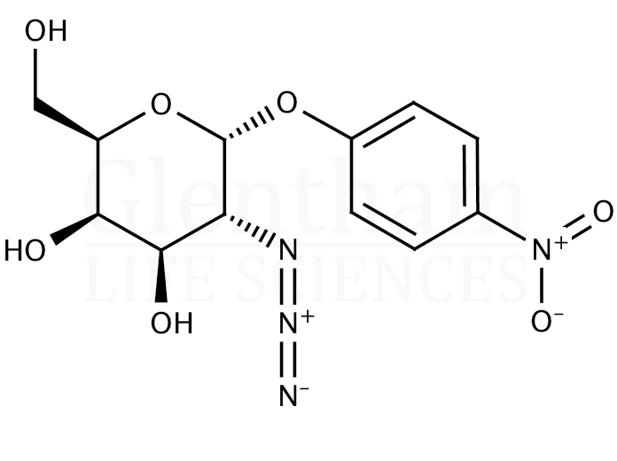 p-Nitrophenyl 2-Azido-2-deoxy-α-D-galactopyranoside Structure
