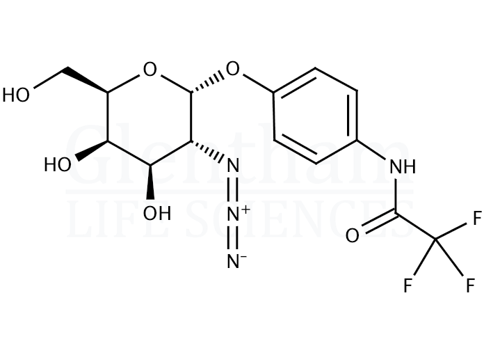 4-N-Trifluoroacetamidophenyl 2-azido-2-deoxy-a-D-galactopyranoside Structure