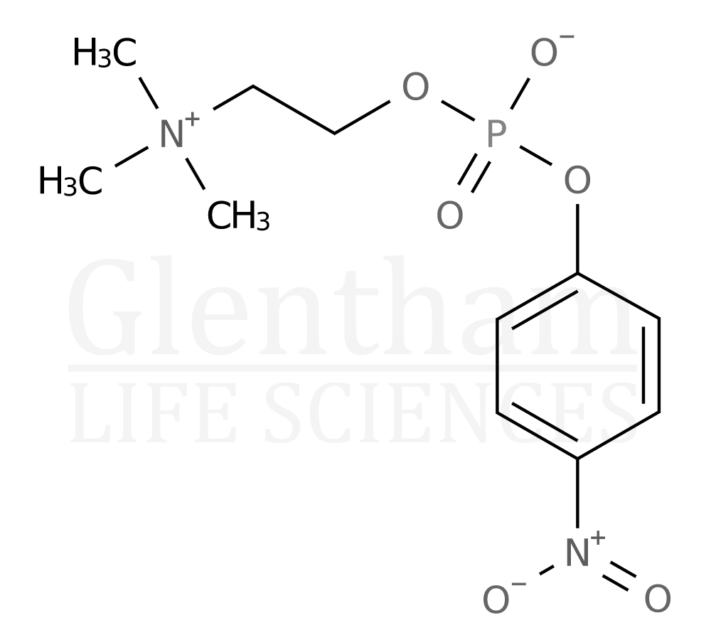 O-(4-Nitrophenylphosphoryl)choline Structure