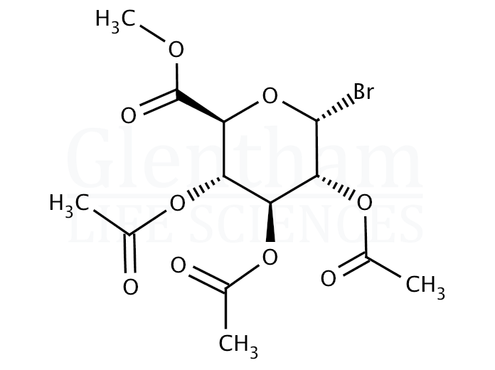 Acetobromo-a-D-glucuronic acid methyl ester Structure