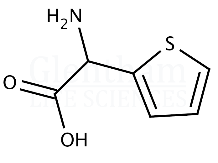DL-α-Amino-2-thiopheneacetic acid  Structure