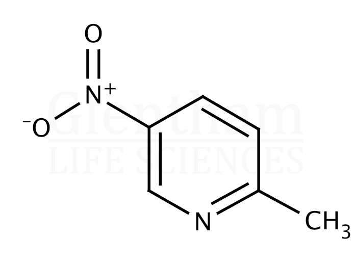 2-Methyl-5-nitropyridine Structure