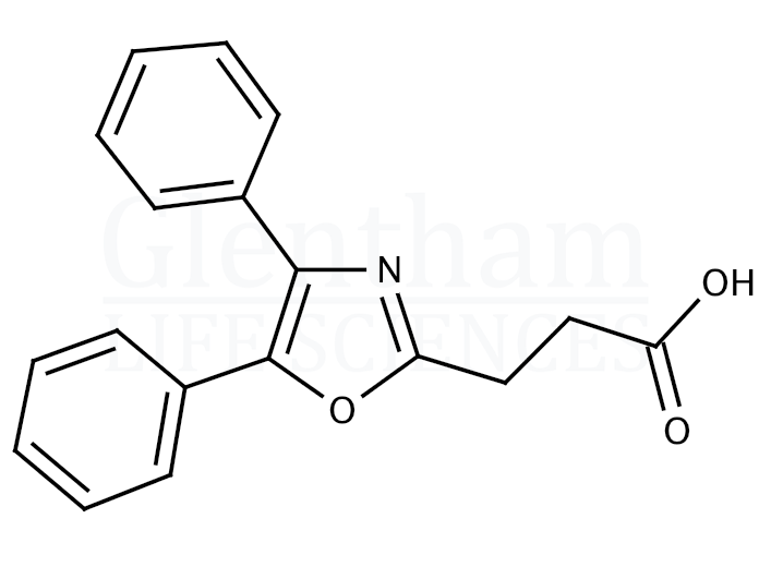 Structure for Oxaprozine (21256-18-8)