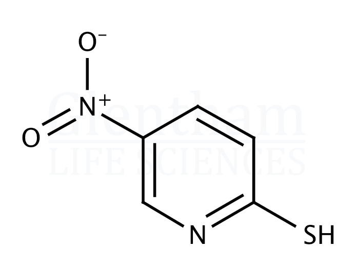 Structure for 2-Mercapto-5-nitropyridine