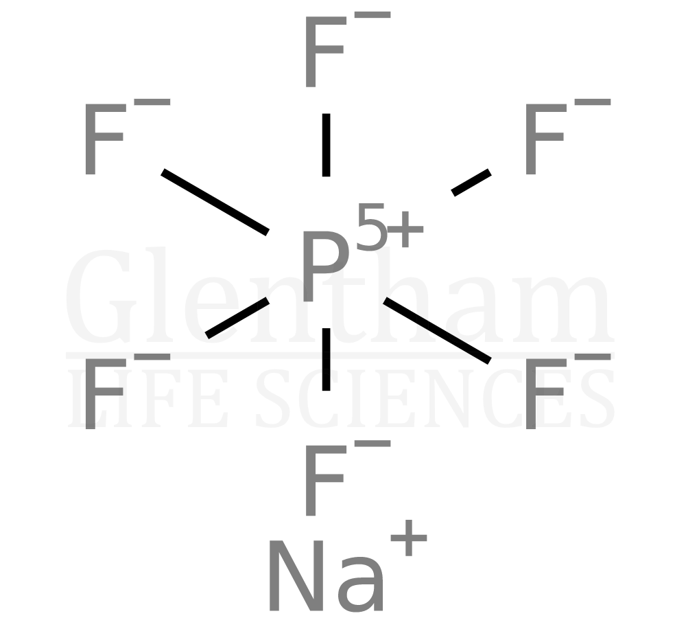 Structure for Sodium hexafluorophosphate(V); 98%