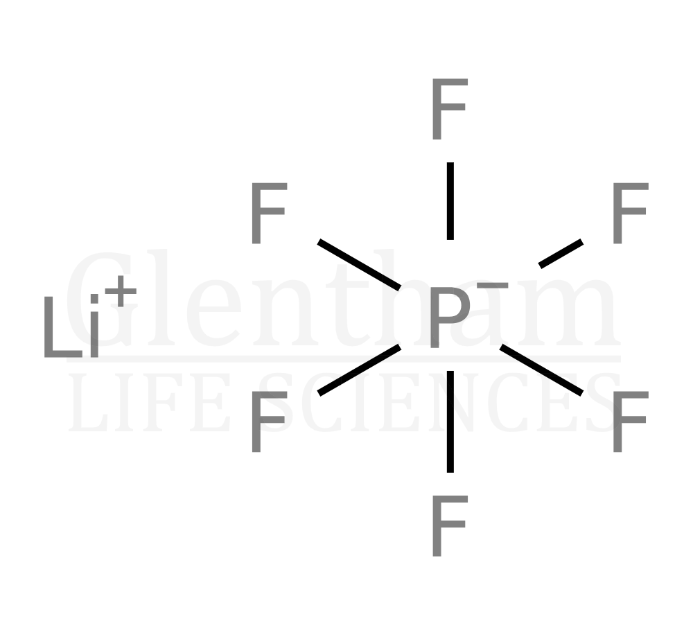 Lithium hexafluorophosphate(V); 98% Structure