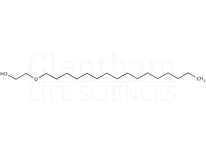 Ethylene glycol monohexadecyl ether Structure