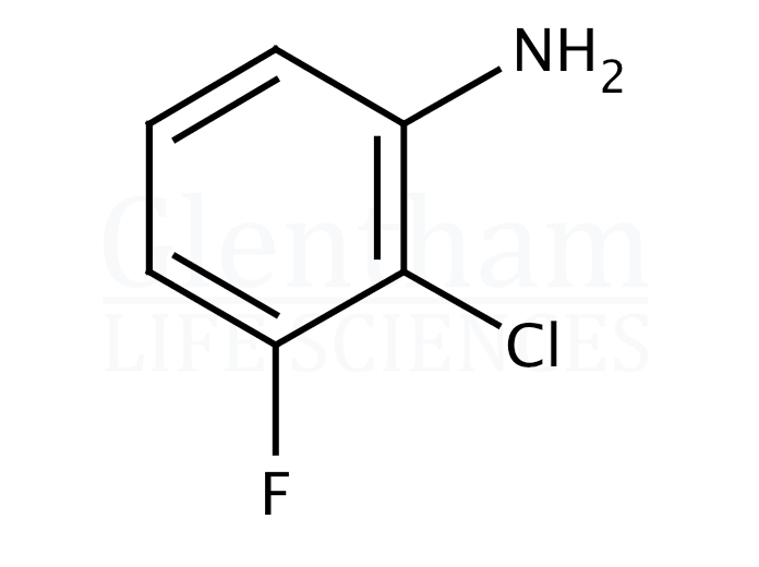 Structure for  2-Chloro-3-fluoroaniline  (21397-08-0)