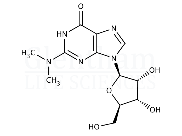 2-Dimethylaminoguanosine Structure