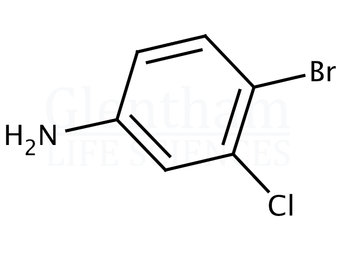 4-Bromo-3-chloroaniline Structure