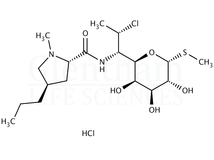 Structure for Clindamycin hydrochloride