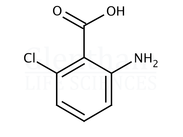 Structure for 2-Amino-6-chlorobenzoic acid  (2148-56-3)