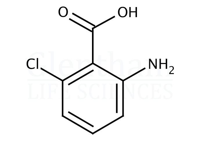 Structure for  2-Amino-6-chlorobenzoic acid   (2148-56-3)