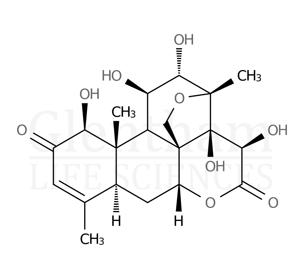 Structure for  Bruceine D  (21499-66-1)