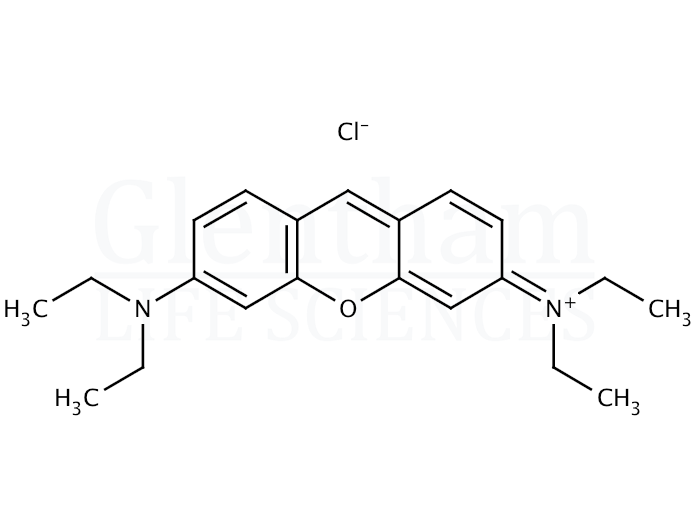 Pyronin B ferric chloride complex Structure