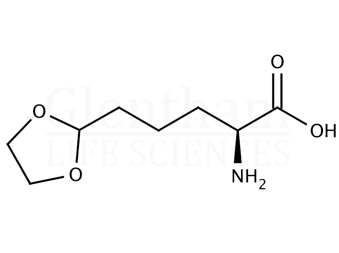 L-Allysine ethylene acetal   Structure