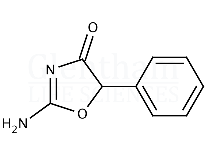 Structure for  4-Oxo-2-imino-5-phenyloxazlidine  (2152-34-3)