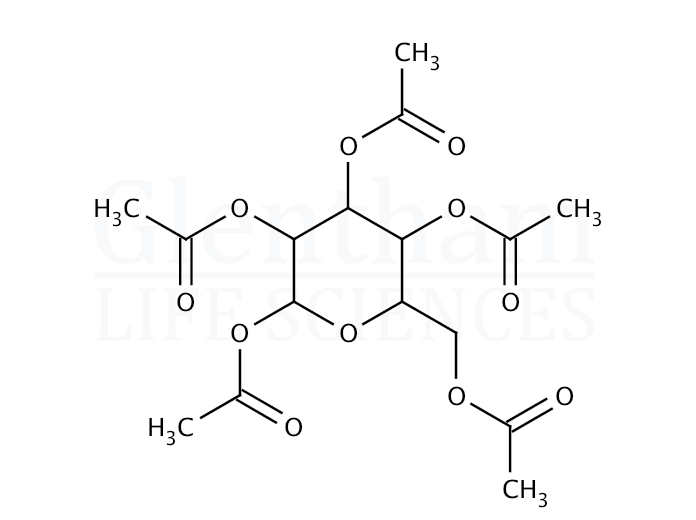 α-L-Idopyranose pentaacetate Structure