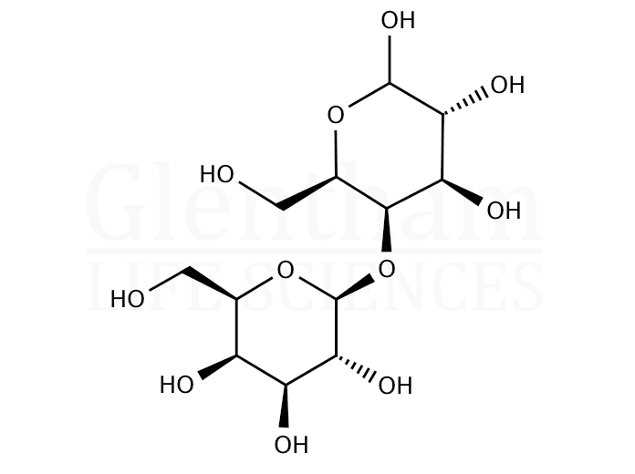 4-O-b-D-Galactopyranosyl-D-galactopyranose Structure