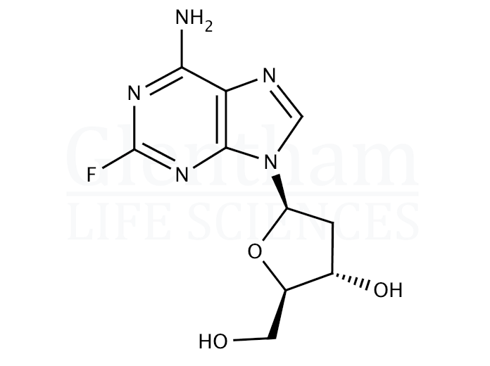 2''-Deoxy-2-fluoroadenosine Structure