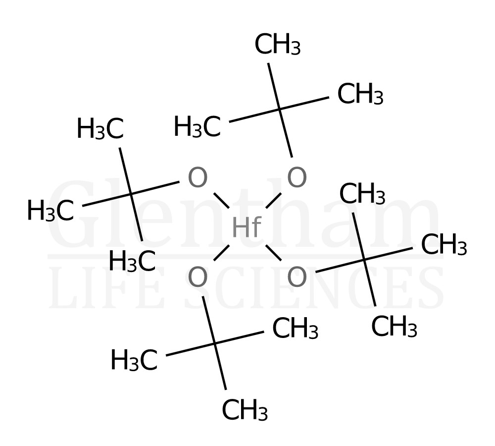 Structure for Hafnium t-butoxide, 99.9%