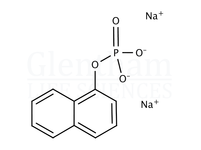Structure for 1-Naphthyl phosphate disodium salt hydrate