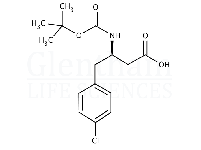 Structure for (R)-Boc-4-chloro-β-Homophe-OH