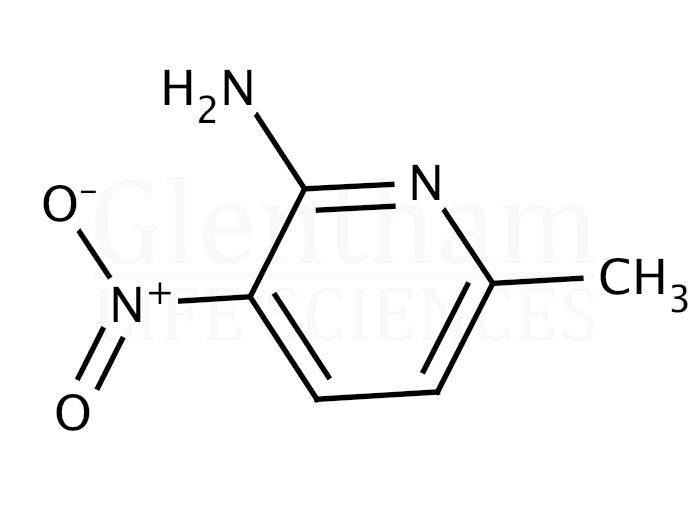 2-Amino-3-nitro-6-picoline (2-Amino-6-methyl-3-nitropyridine) Structure