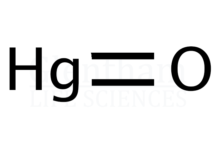 Mercury(II) oxide, yellow, 99+% Structure