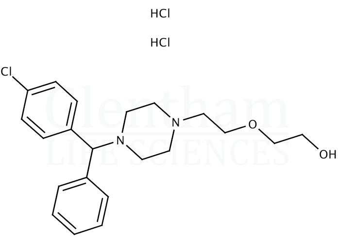Hydroxyzine dihydrochloride, USP grade Structure