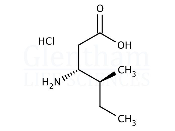 L-β-Homoisoleucine hydrochloride Structure