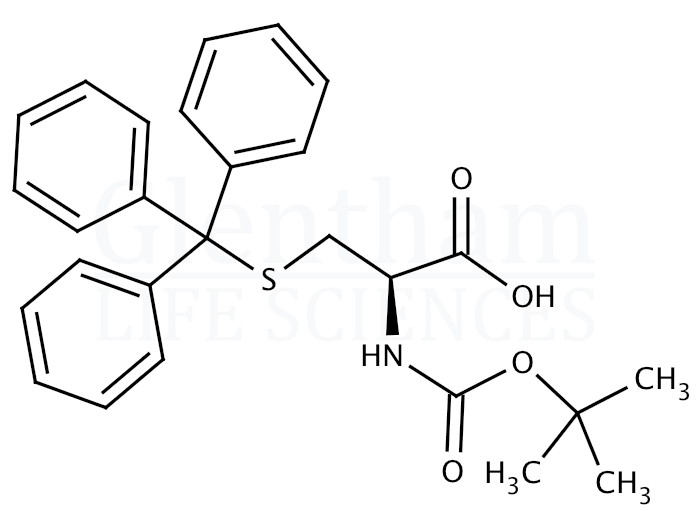 Boc-Cys(Trt)-OH   Structure