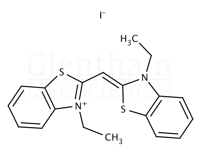 3,3''-Diethylthiacyanine iodide Structure