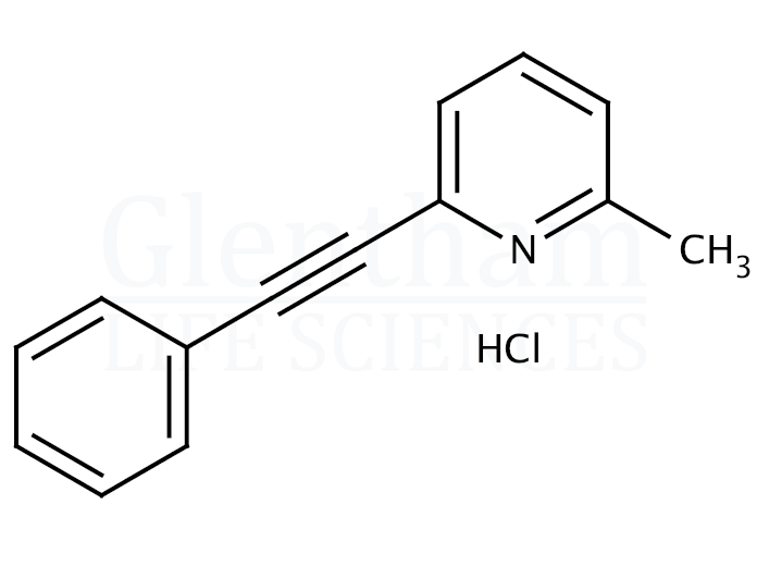 Structure for 6-Methyl-2-(phenylethynyl)pyridine hydrochloride (219911-35-0)